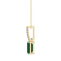 Classic Emerald Cut Necklace