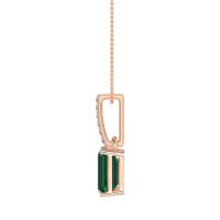 Classic Emerald Cut Necklace
