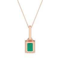 Classic Emerald Cut Necklace