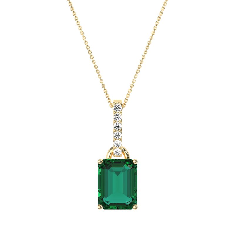 Classic Emerald Cut Necklace