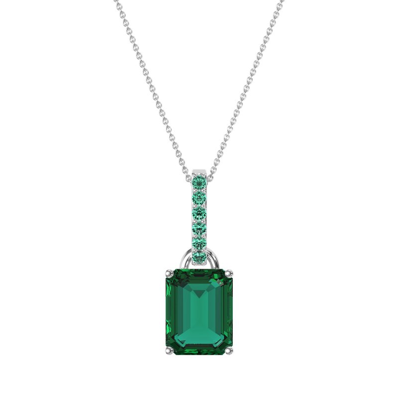 Classic Emerald Cut Necklace