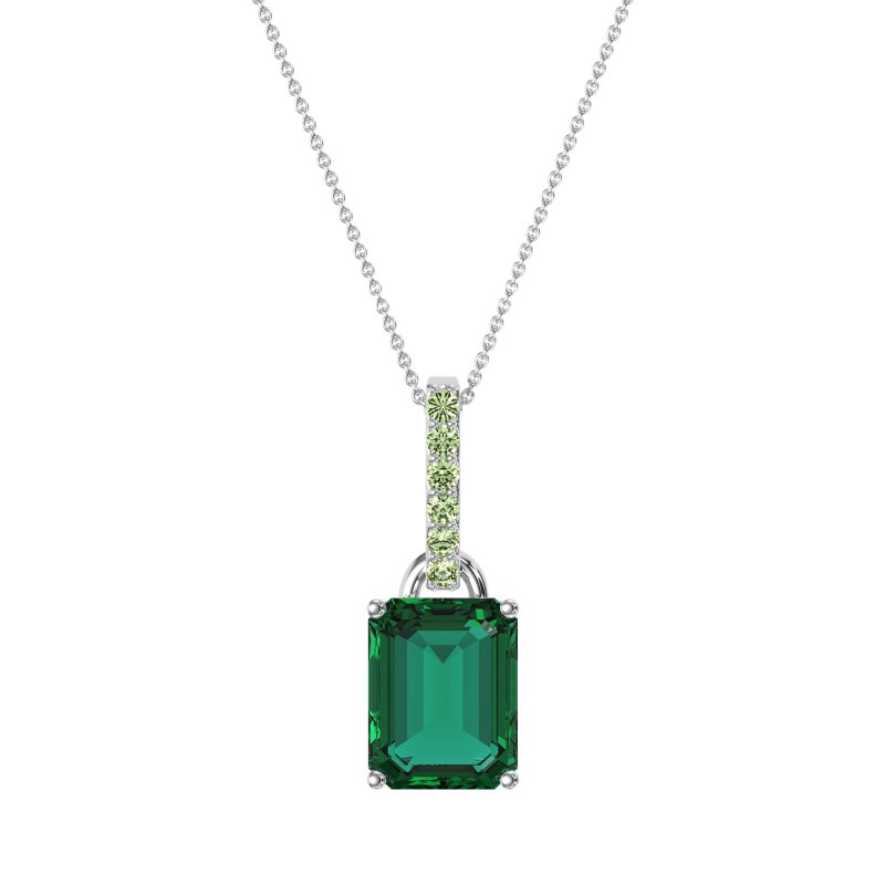 Classic Emerald Cut Necklace