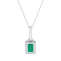Classic Emerald Cut Necklace