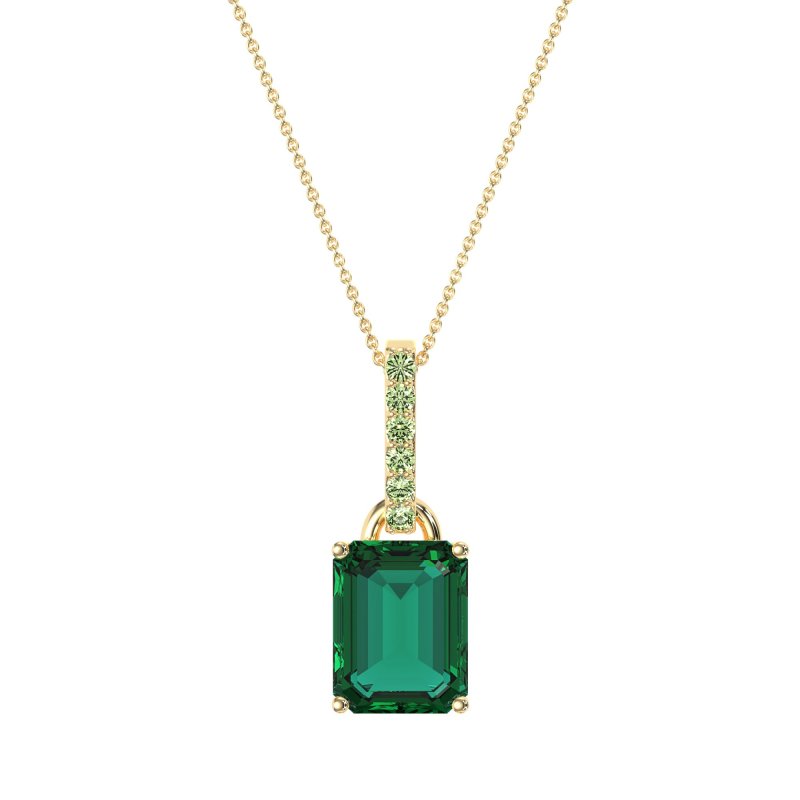Classic Emerald Cut Necklace