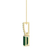 Classic Emerald Cut Necklace
