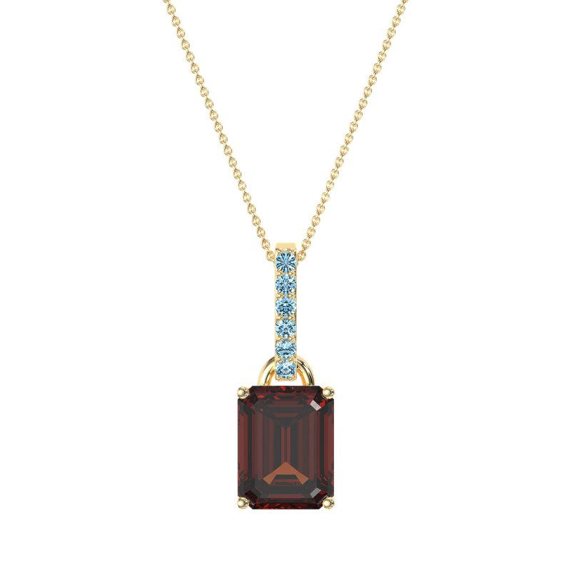 Classic Emerald Cut Necklace