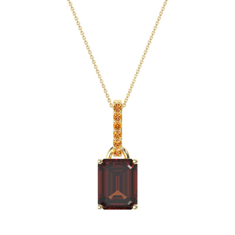 Classic Emerald Cut Necklace