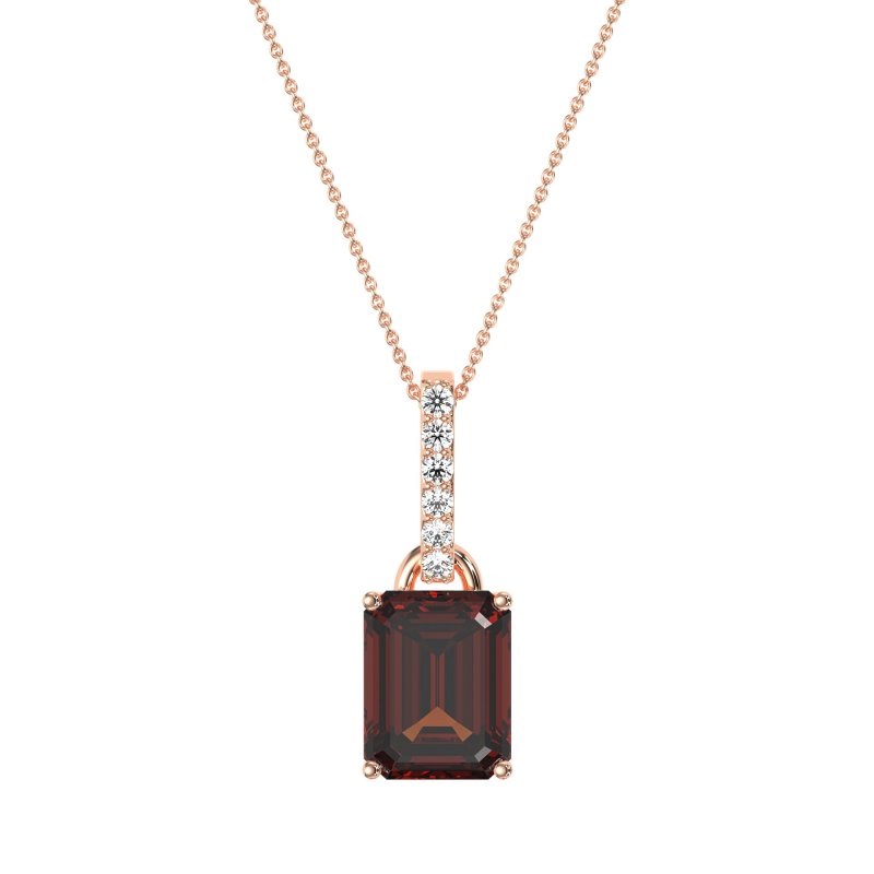 Classic Emerald Cut Necklace