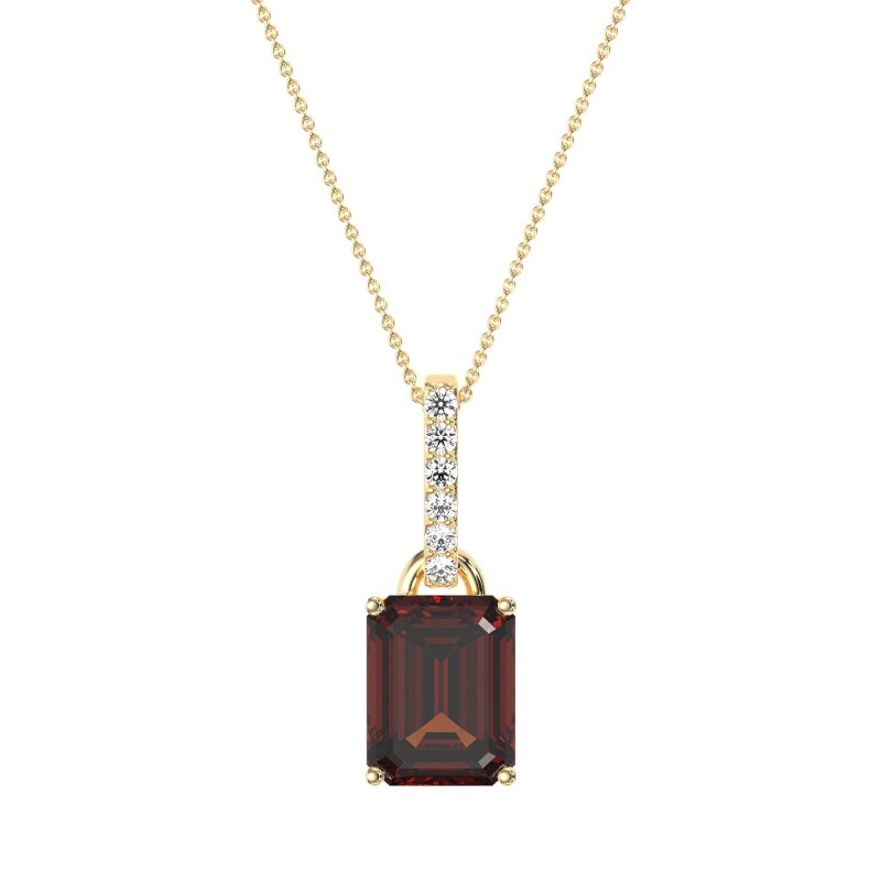 Classic Emerald Cut Necklace