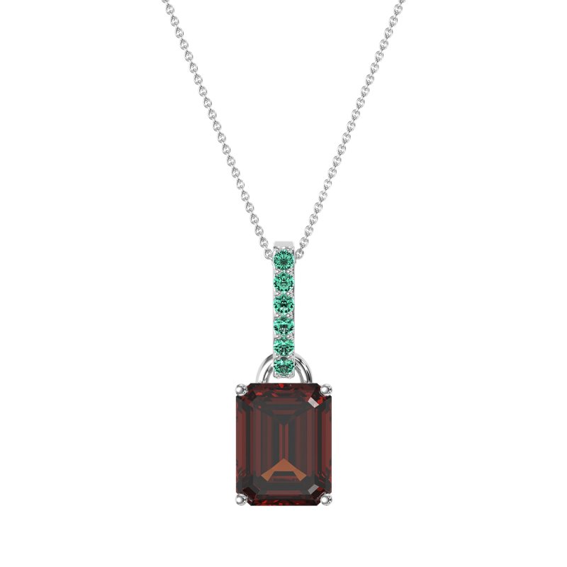 Classic Emerald Cut Necklace