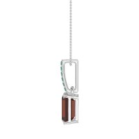 Classic Emerald Cut Necklace