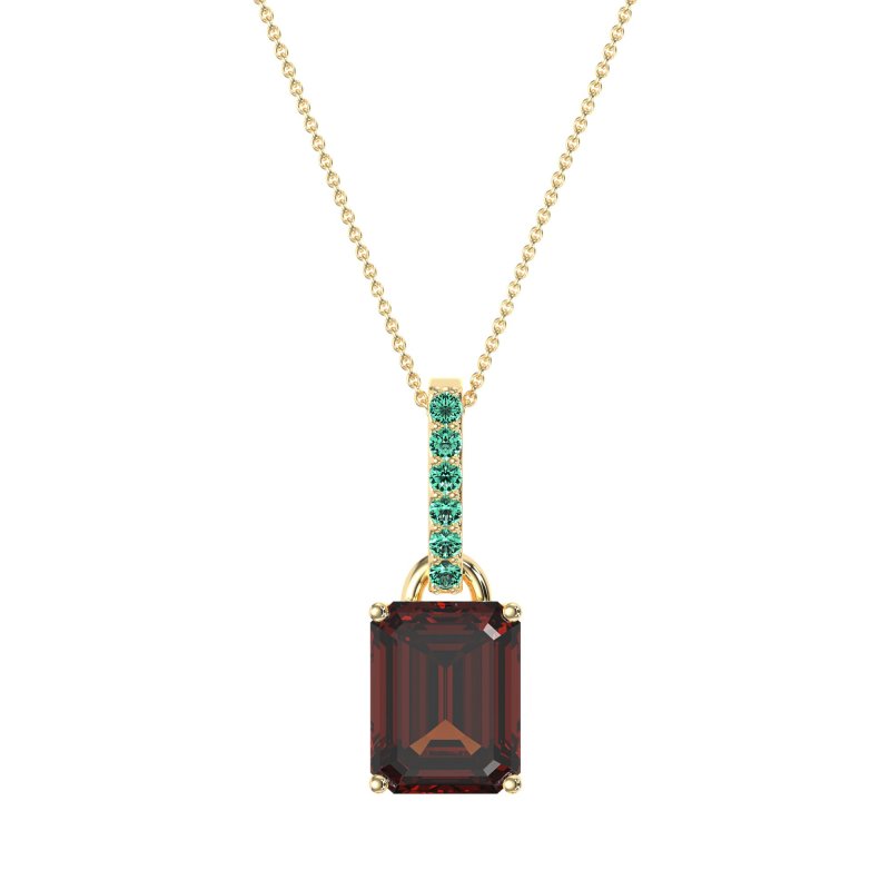 Classic Emerald Cut Necklace