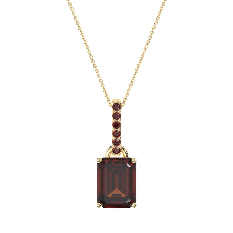 Classic Emerald Cut Necklace