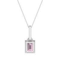 Classic Emerald Cut Necklace
