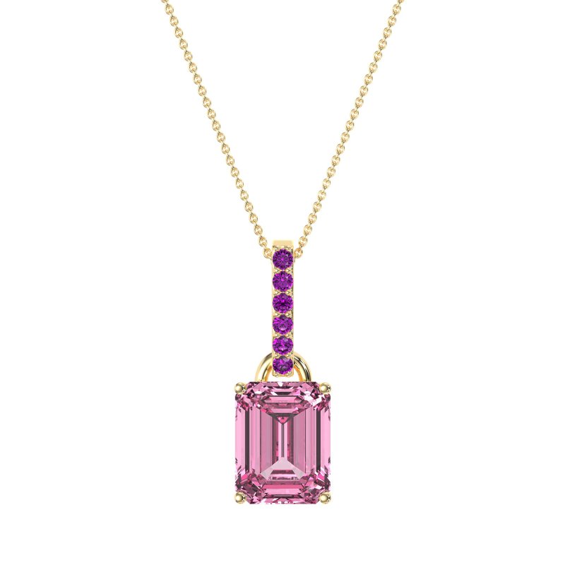 Classic Emerald Cut Necklace