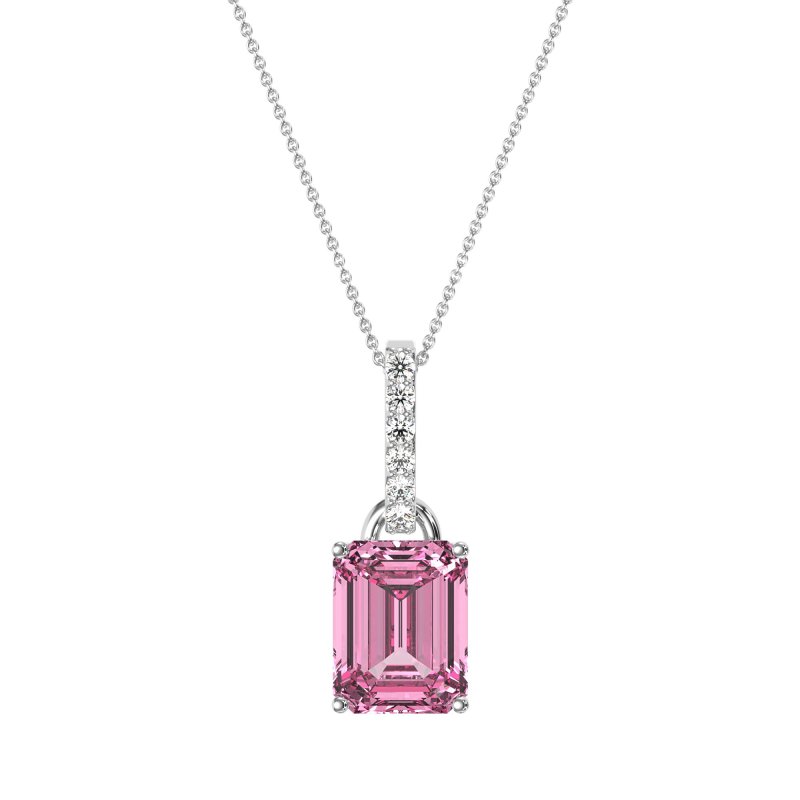 Classic Emerald Cut Necklace