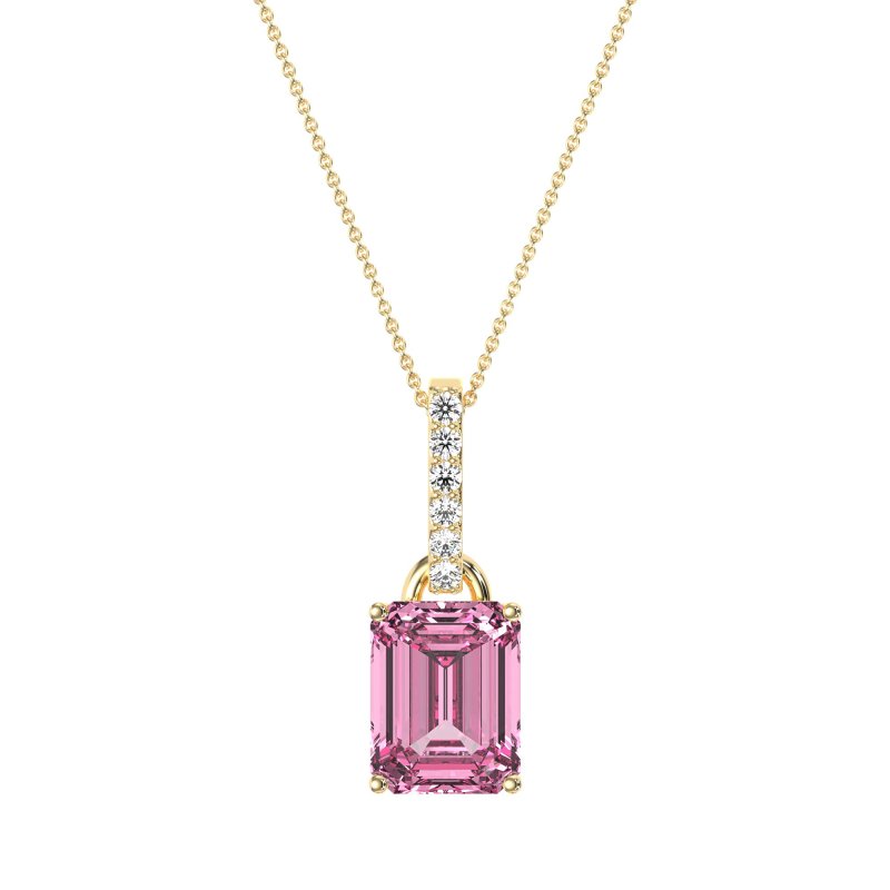 Classic Emerald Cut Necklace