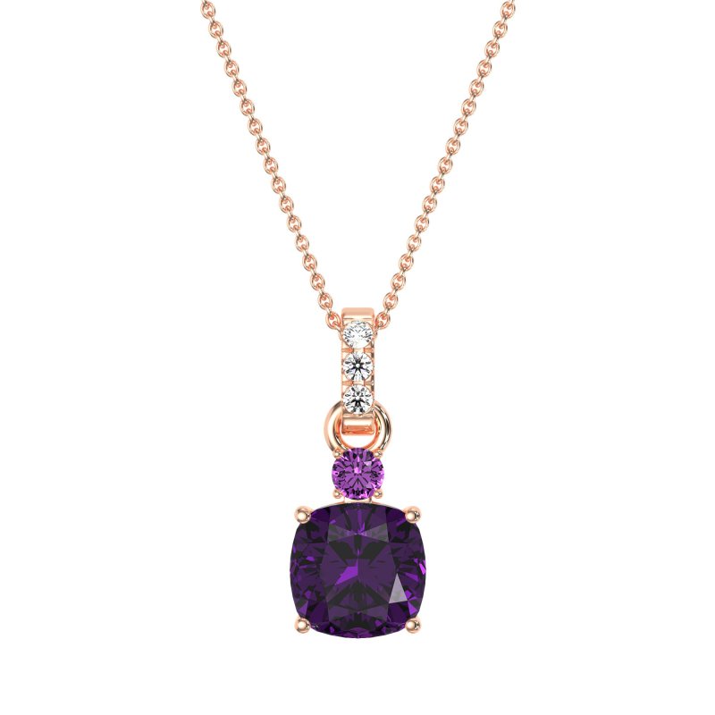 Classic Cushion Necklace