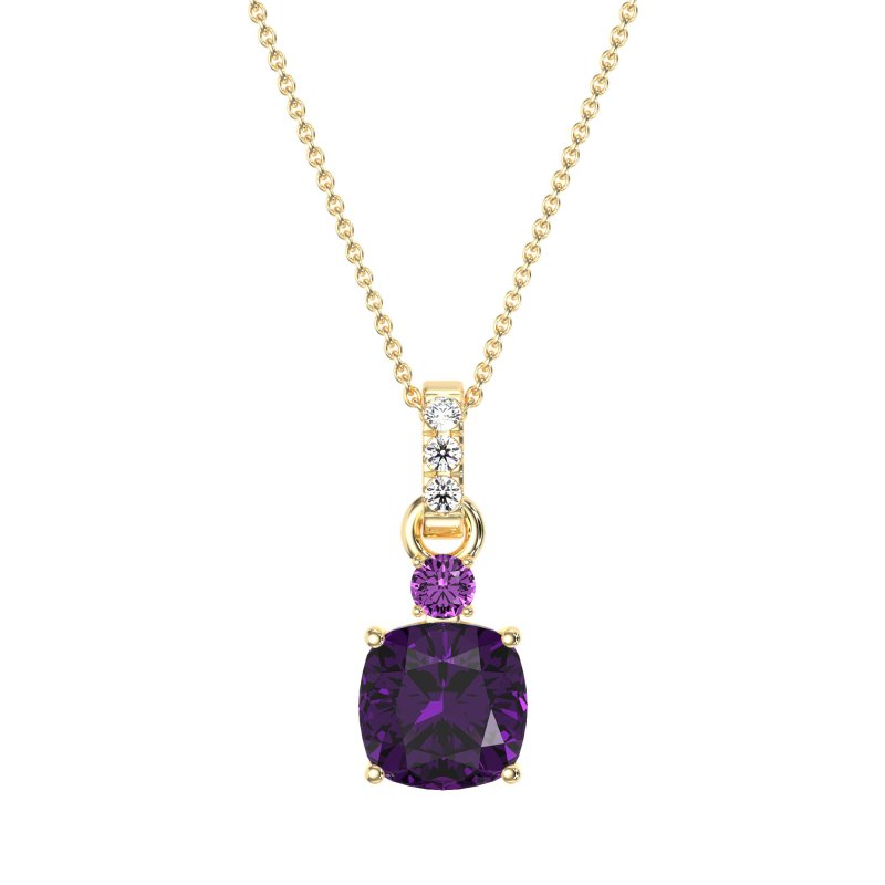 Classic Cushion Necklace
