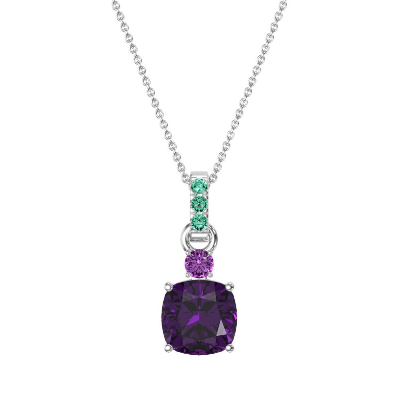 Classic Cushion Necklace