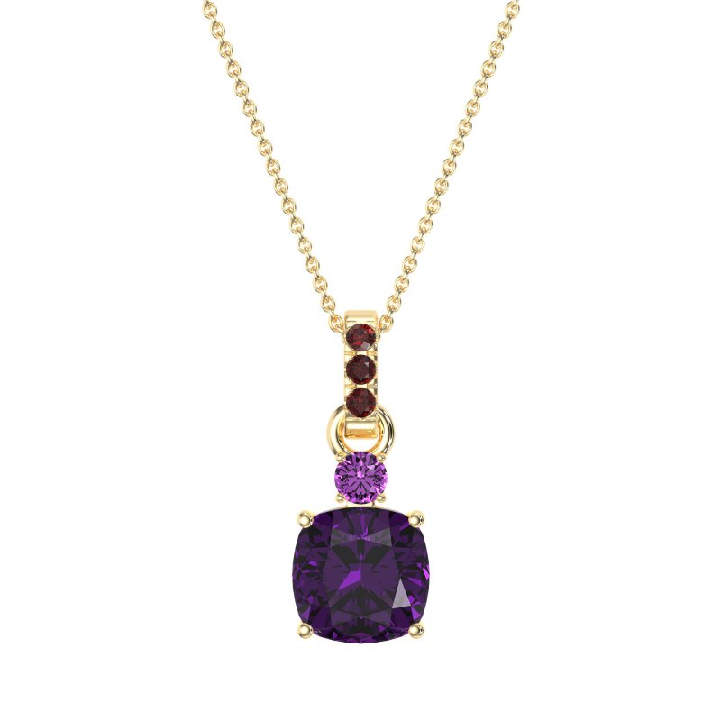 Classic Cushion Necklace