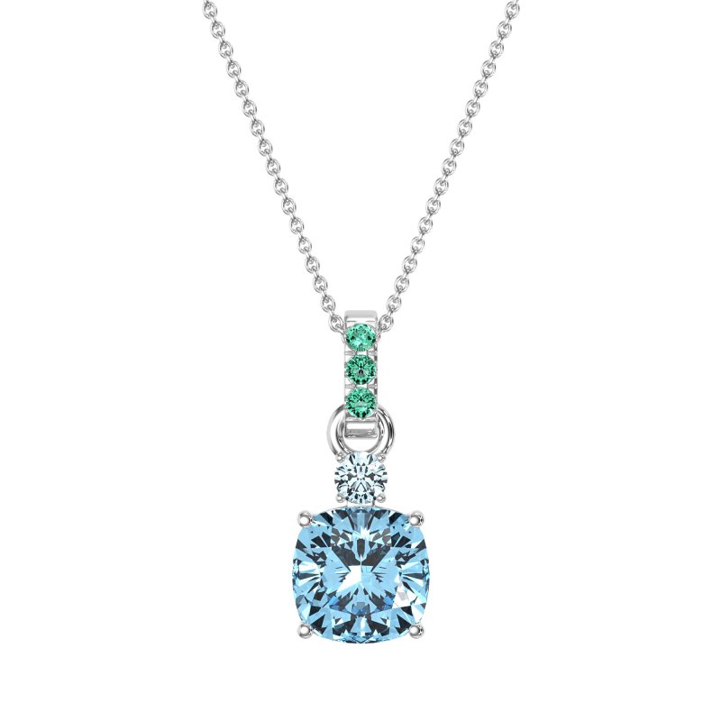 Classic Cushion Necklace