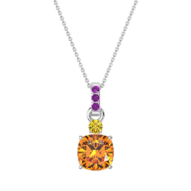Classic Cushion Necklace