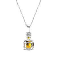 Classic Cushion Necklace