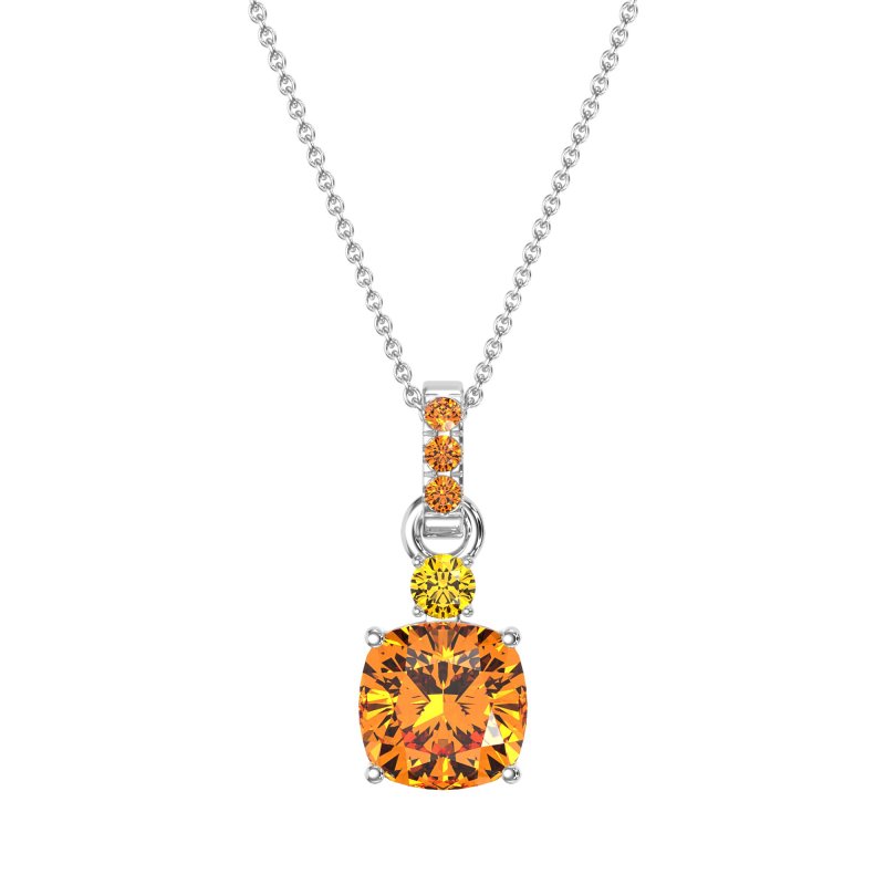Classic Cushion Necklace