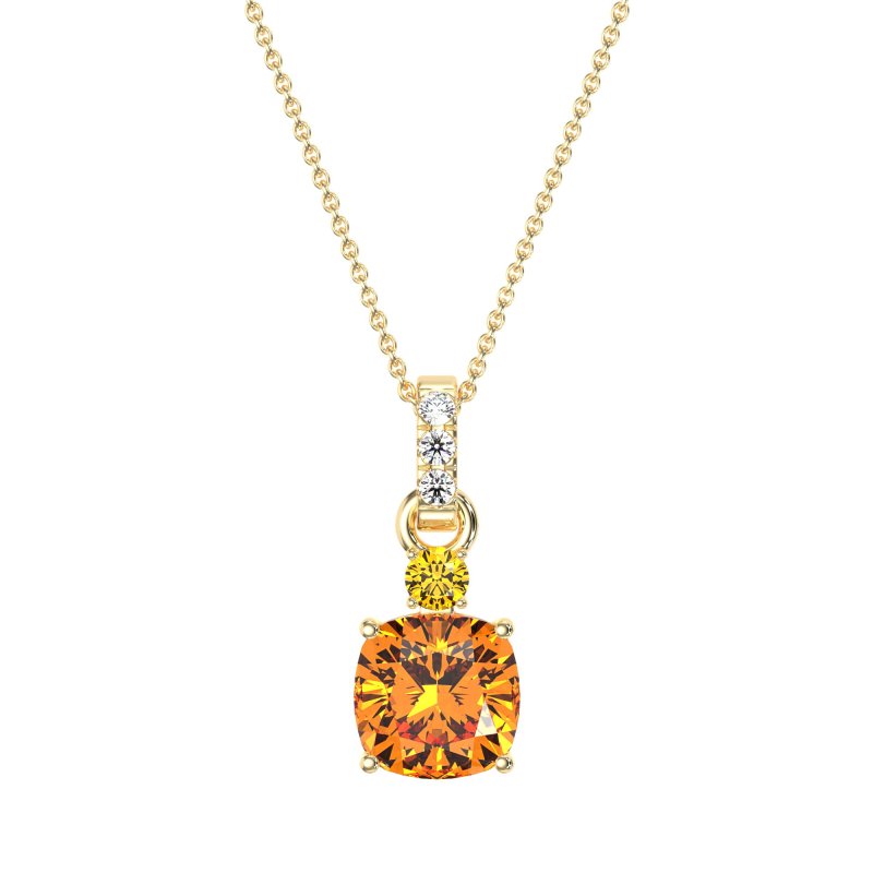 Classic Cushion Necklace