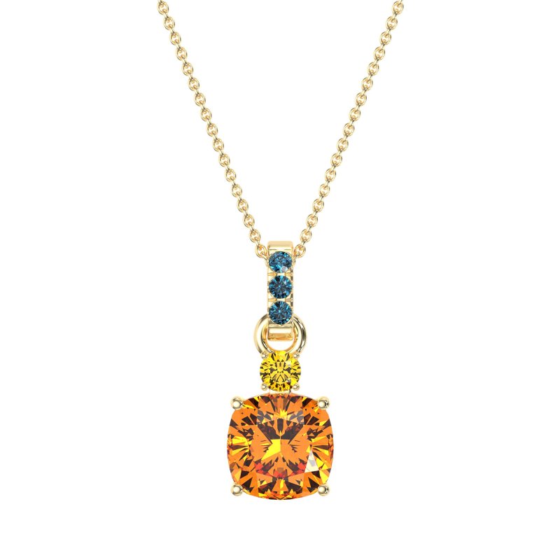 Classic Cushion Necklace