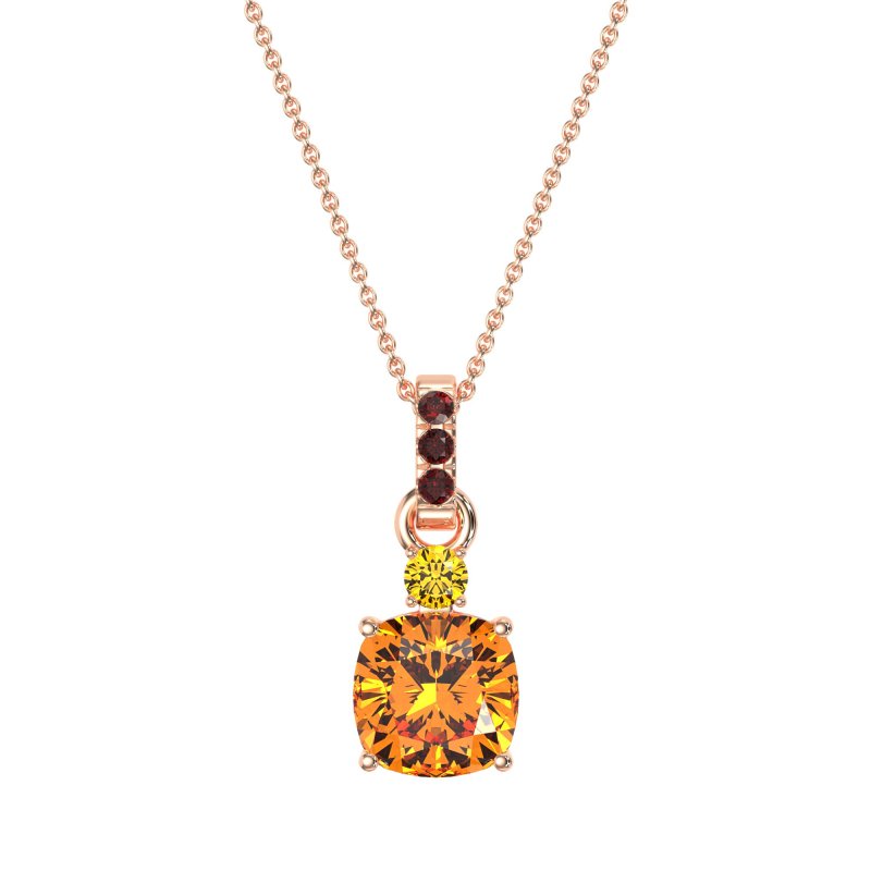 Classic Cushion Necklace
