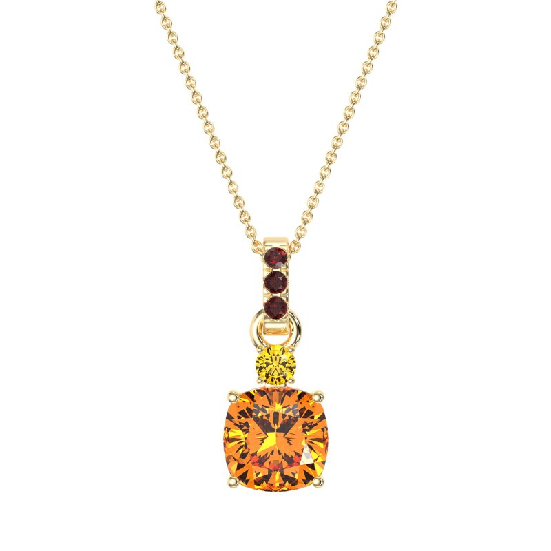 Classic Cushion Necklace