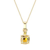 Classic Cushion Necklace