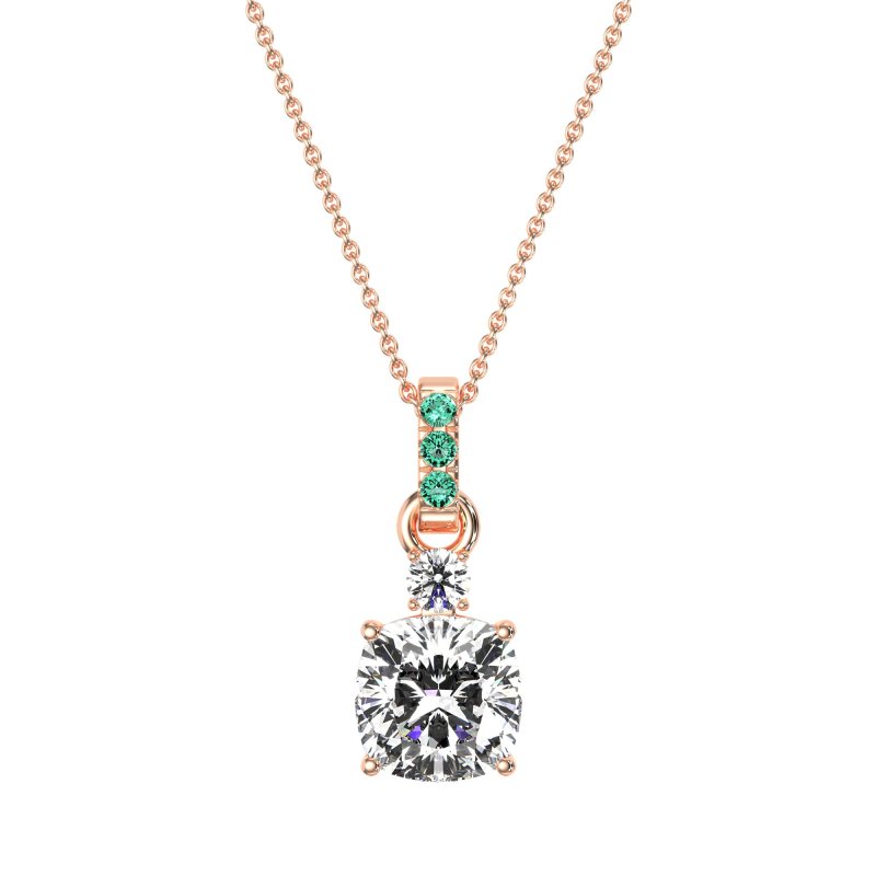 Classic Cushion Necklace