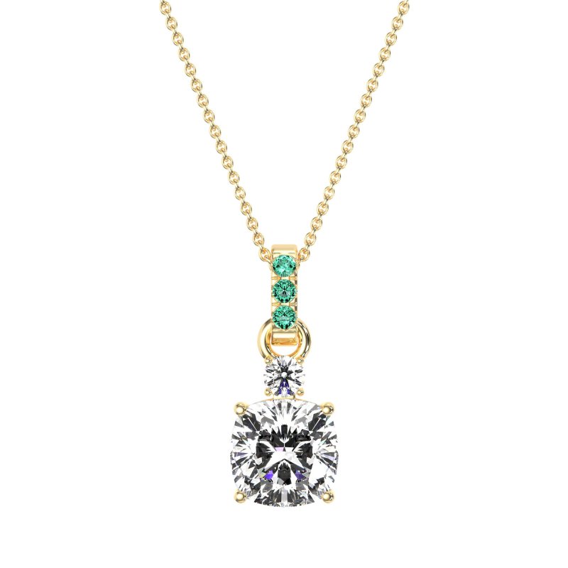 Classic Cushion Necklace