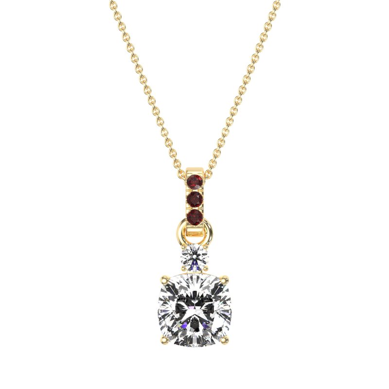 Classic Cushion Necklace