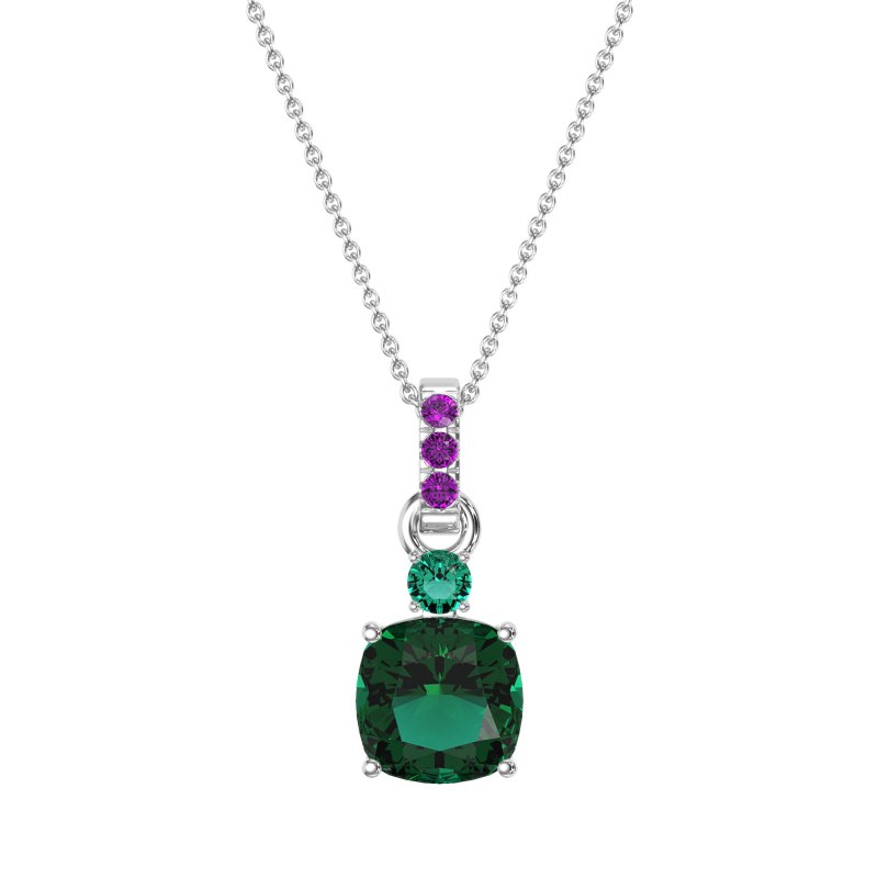 Classic Cushion Necklace