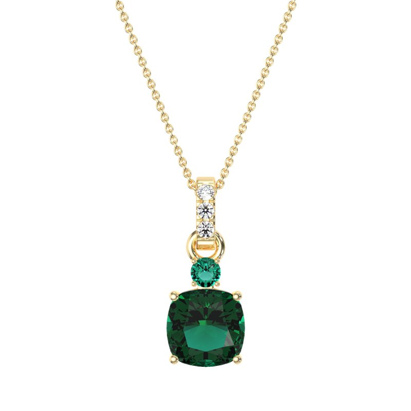 Classic Cushion Necklace