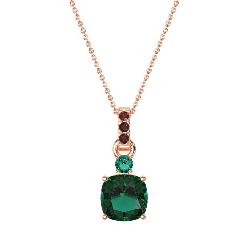 Classic Cushion Necklace