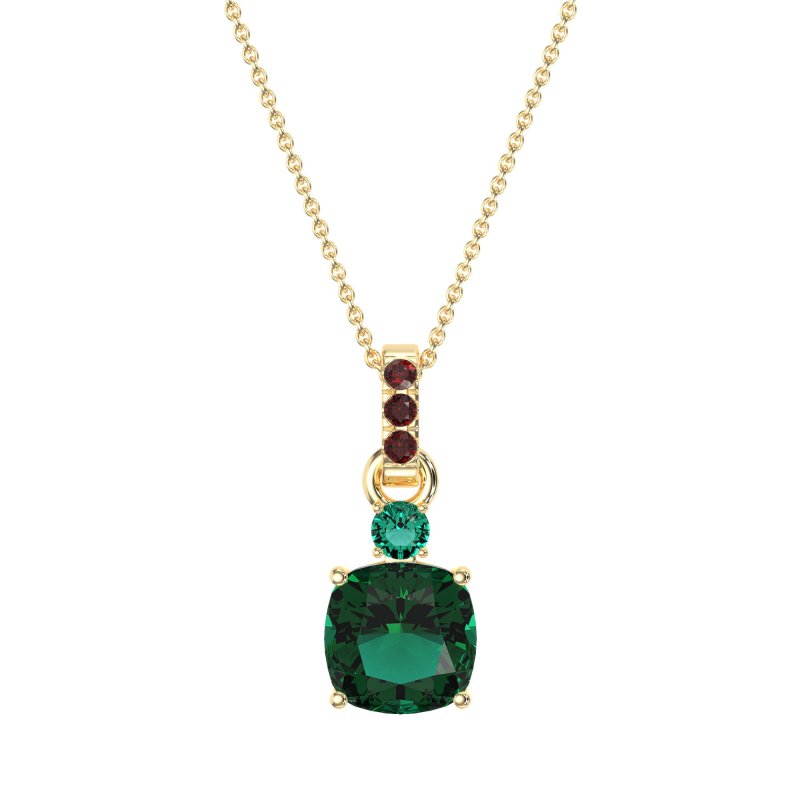 Classic Cushion Necklace