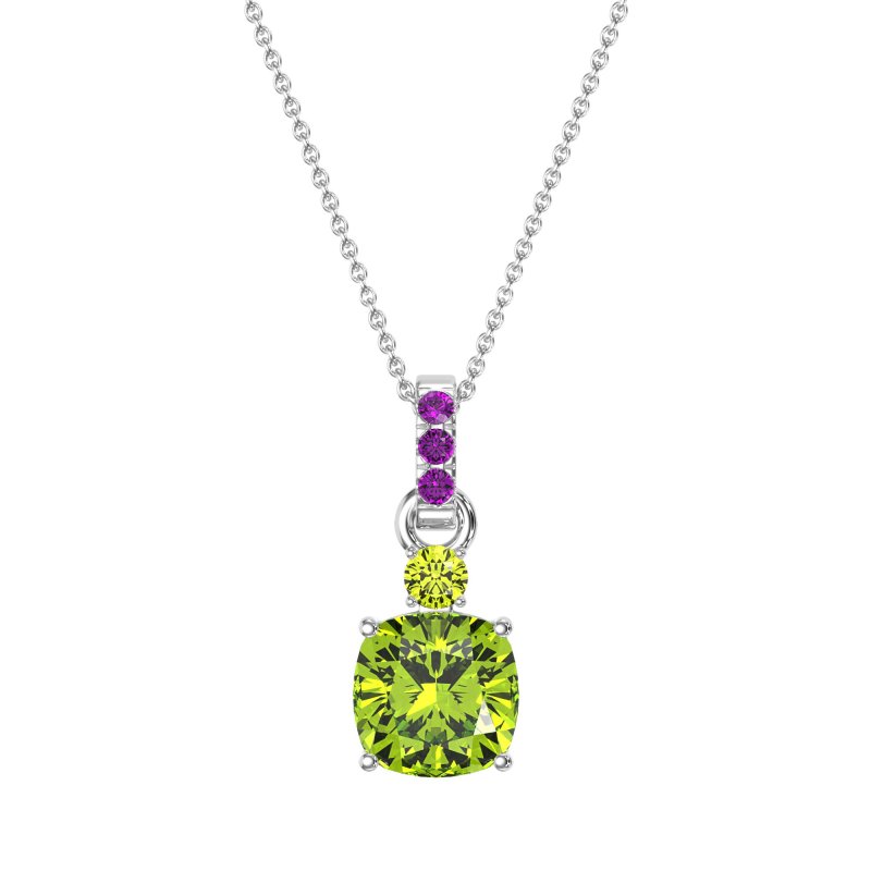 Classic Cushion Necklace