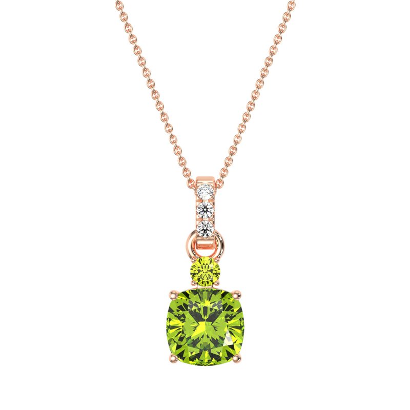Classic Cushion Necklace