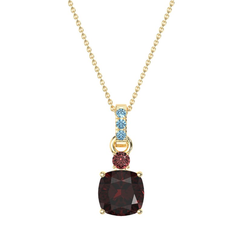 Classic Cushion Necklace