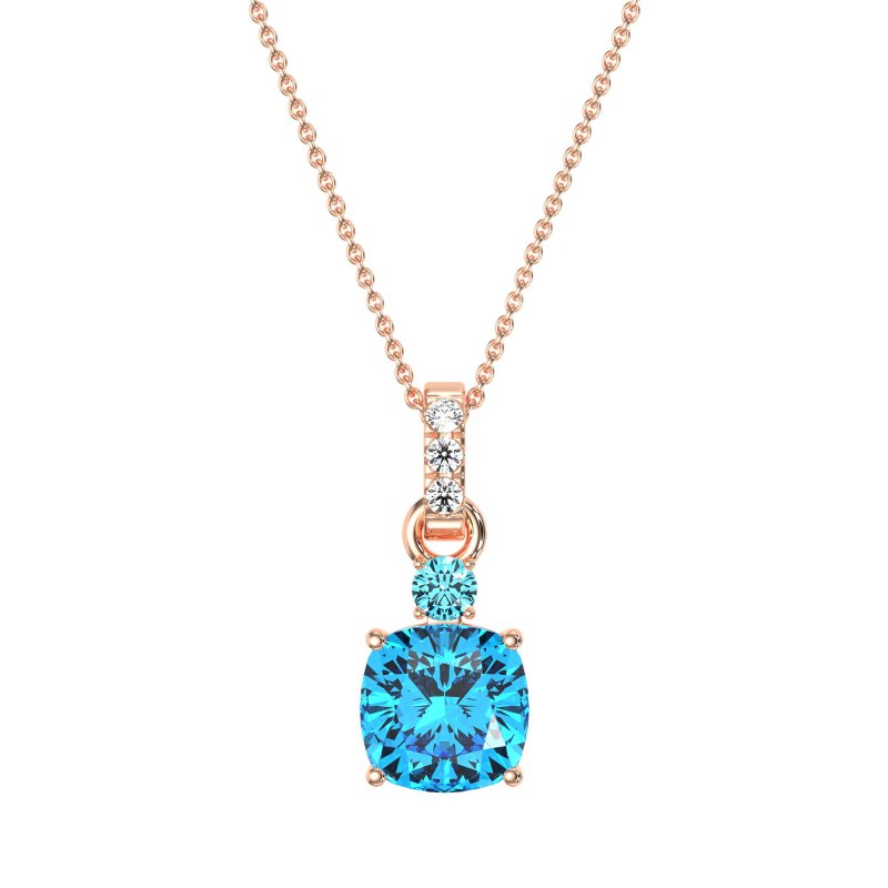 Classic Cushion Necklace
