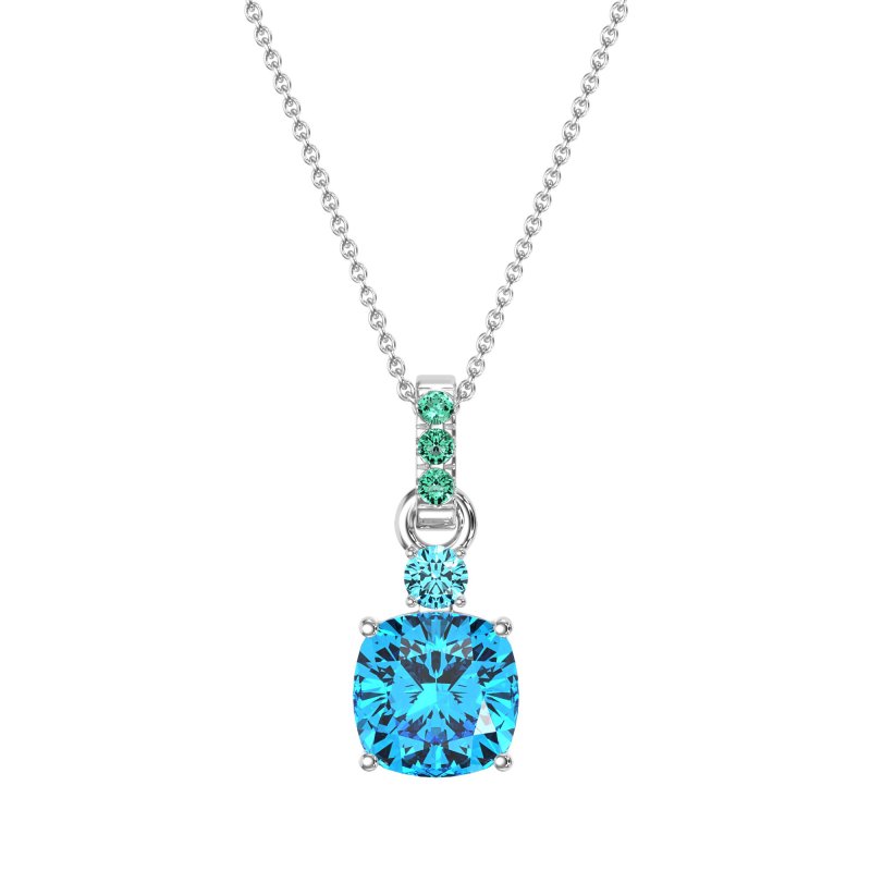 Classic Cushion Necklace