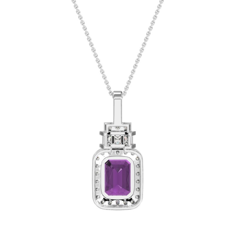 Art-Deco Emerald Cut Necklace
