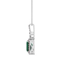 Art-Deco Emerald Cut Necklace