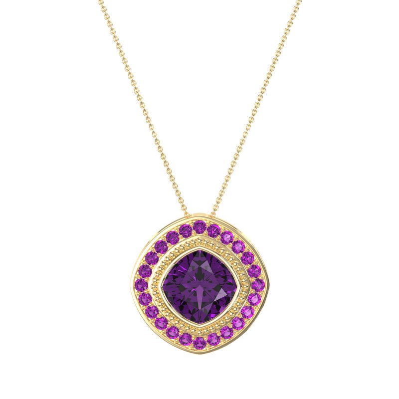 Cushion Art-Deco Necklace