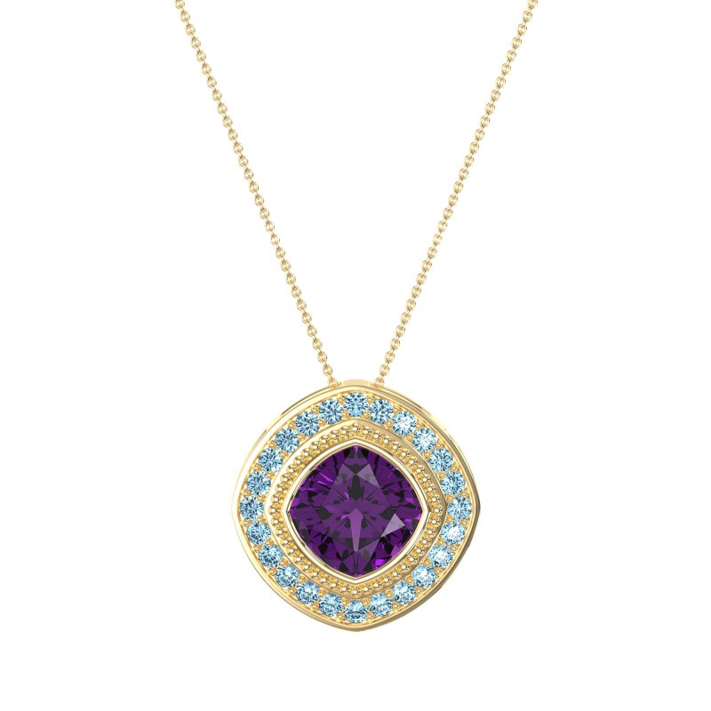 Cushion Art-Deco Necklace